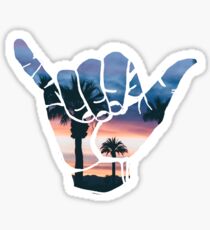 vibez dark palm treeeee Sticker