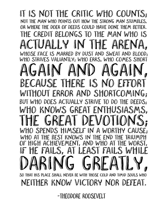 Motivational quotation, Quotation print Printable artwork, Office environment estimate print, Theodore Roosevelt estimate, Inspirational quotation Artwork Print picture relating to The Man in the Arena Printable identify Motivational estimate, Quotation print Printable artwork, Workplace quotation print, Theodore Roosevelt quotation, Inspirational quotation Artwork Print