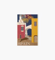 Vintage Travel Poster Spain Art Board