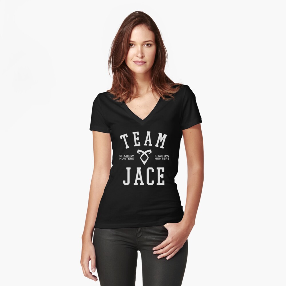 Download "TEAM JACE" Women's Fitted V-Neck T-Shirt by localfandoms ...