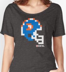 DEN "D" Helmet - Tecmo Bowl Shirt Women's Relaxed Fit T-Shirt