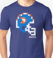 DEN "D" Helmet - Tecmo Bowl Shirt Slim Fit T-Shirt