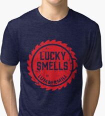 Camiseta de tejido mixto Lucky Smells Lumbermill Red (Una serie de eventos desafortunados)