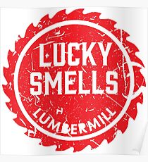Lucky Smells Lumbermill Red (A series of Unfortunate events) Poster