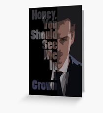 In a Crown Greeting Card