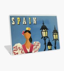 Vintage Travel Poster Spain Laptop Skin