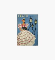 Vintage Travel Poster Spain Art Board