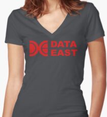 Data East (Logo) Women's Fitted V-Neck T-Shirt