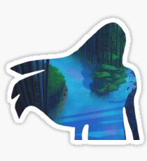 Around the River Bend Sticker