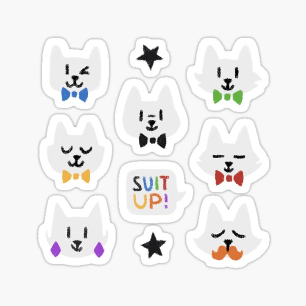 Dapper Cats of Voltron Sticker