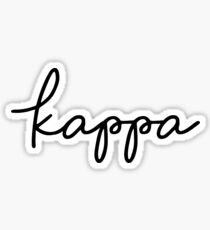 kappa simple sticker Sticker