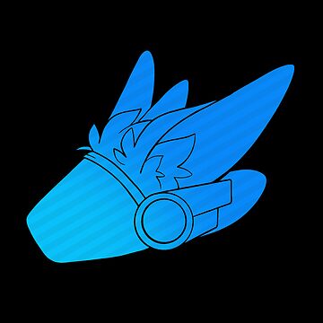 Protogen head blue | Baby One-Piece