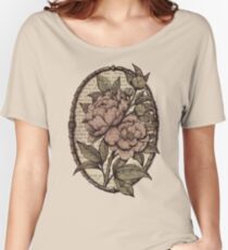 Botanicals - Peonies vintage Women's Relaxed Fit T-Shirt