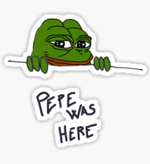 Rare Pepe - Pepe Was Here Edition Sticker