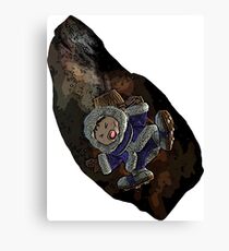 Ice climber pain Canvas Print