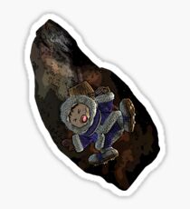 Ice climber pain Sticker