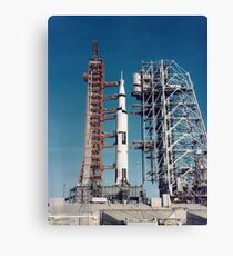 The Apollo 8 space vehicle on the launch pad at Kennedy Space Center. Canvas Print