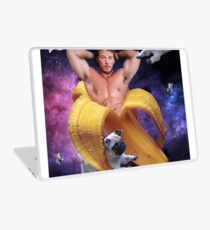 Banana Pratt in the Sky with Pugs Laptop Skin
