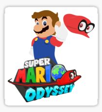 Super Mario Odyssey: Stickers | Redbubble
