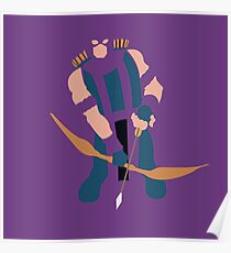 Hawkeye - Cutout Poster