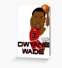 Dwyane Wade Greeting Card