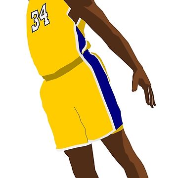 Shaquille O'Neal 34  Sticker for Sale by drewholmes