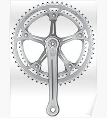 Campagnolo Super Record Strada Chainset, 1974 Poster