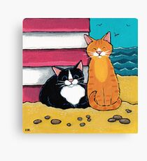 Sea, Sand and Happiness Canvas Print