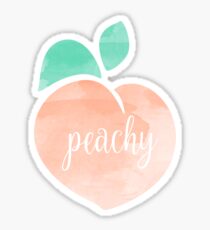 Peachy Sticker
