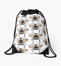 bumble bee Drawstring Bag