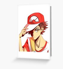 Pokemon - Red Greeting Card