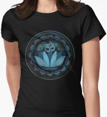 Buddhist lotus yoga sanskrit om Women's Fitted T-Shirt