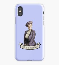 Lady Grantham Dowager Countess Violet Downton Abbey iPhone Case/Skin
