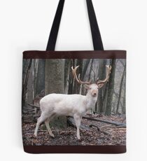 White Fallow Deer (Leucistic) Tote Bag