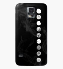 Wings Logos (Schwarz) Hülle & Klebefolie für Samsung Galaxy