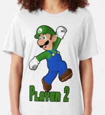 Luigi Player Two Slim Fit T-Shirt