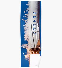SpaceX Falcon 9 Launch Poster