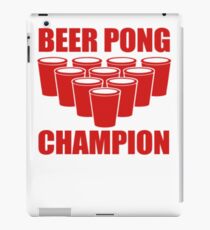 Beer Pong Champion iPad Case/Skin