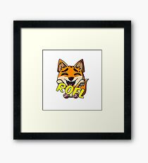 mr. rofl fox Framed Print