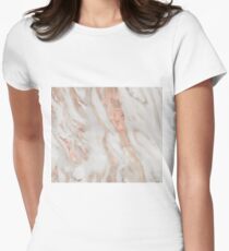 Civezza - rose gold marble Women's Fitted T-Shirt