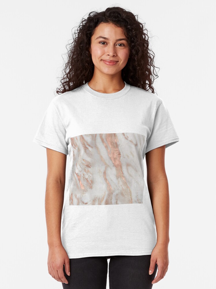 Alternate view of Civezza - rose gold marble Classic T-Shirt