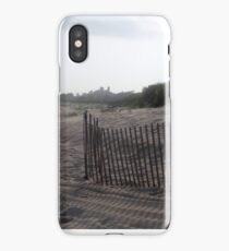 Snow Fence - East Hampton Beach iPhone Case