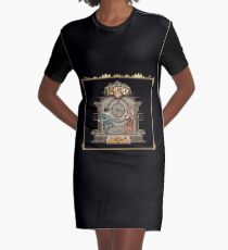 Clock in Now Graphic T-Shirt Dress