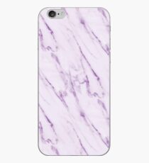 Lila Marmormuster iPhone-Hülle & Cover