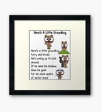 Groundhog Day In Canada Framed Print