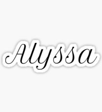 Alyssa Sticker