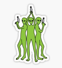 Charlies Aliens Sticker