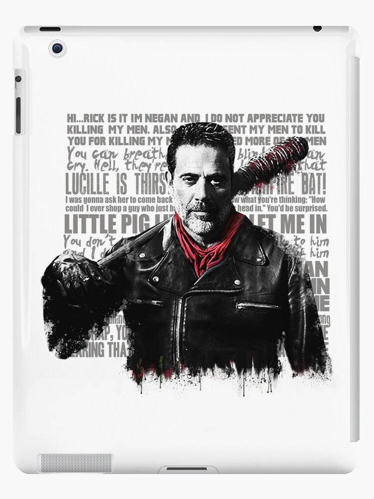 The Walking Dead Negan Quotes Ipad Cases Skins By Greysgirl