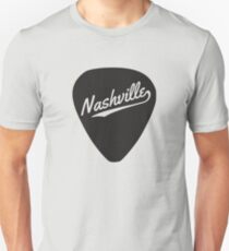 Nashville written on a guitar pick Unisex T-Shirt