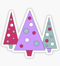 Funky Trees Sticker